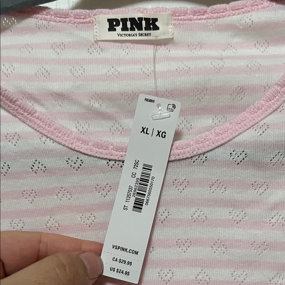 PINK vs Striped T-Shirt - Picture 2 of 6